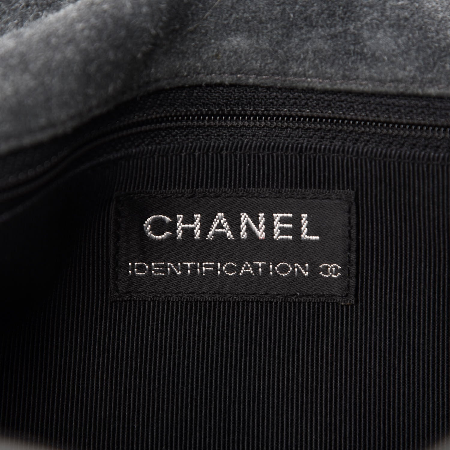 Chanel Suede Chocolate Bar Mademoiselle Flap Dark Grey 8 of 11