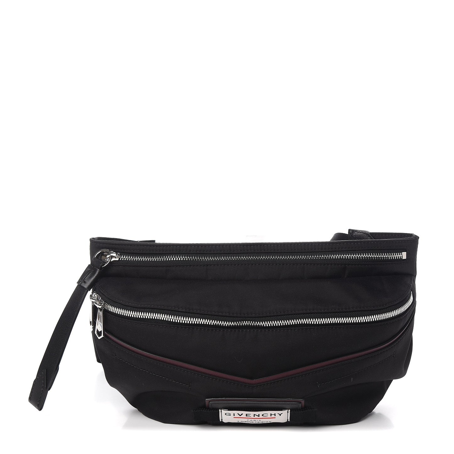 Nylon Downtown Belt Bag Black