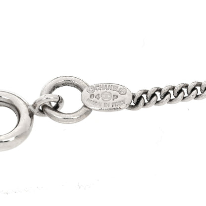 Chanel Enamel Heart CC Charm Bracelet Red Pink Silver 5 of 5