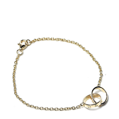 Cartier 18K Yellow Gold Interlocking LOVE Bracelet 1 of 9