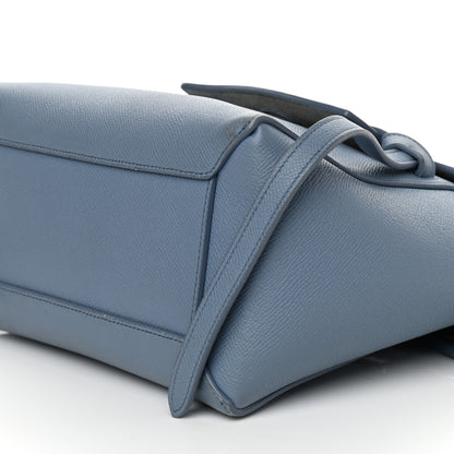 Celine Grained Calfskin Micro Belt Bag Washed Blue 10 of 18