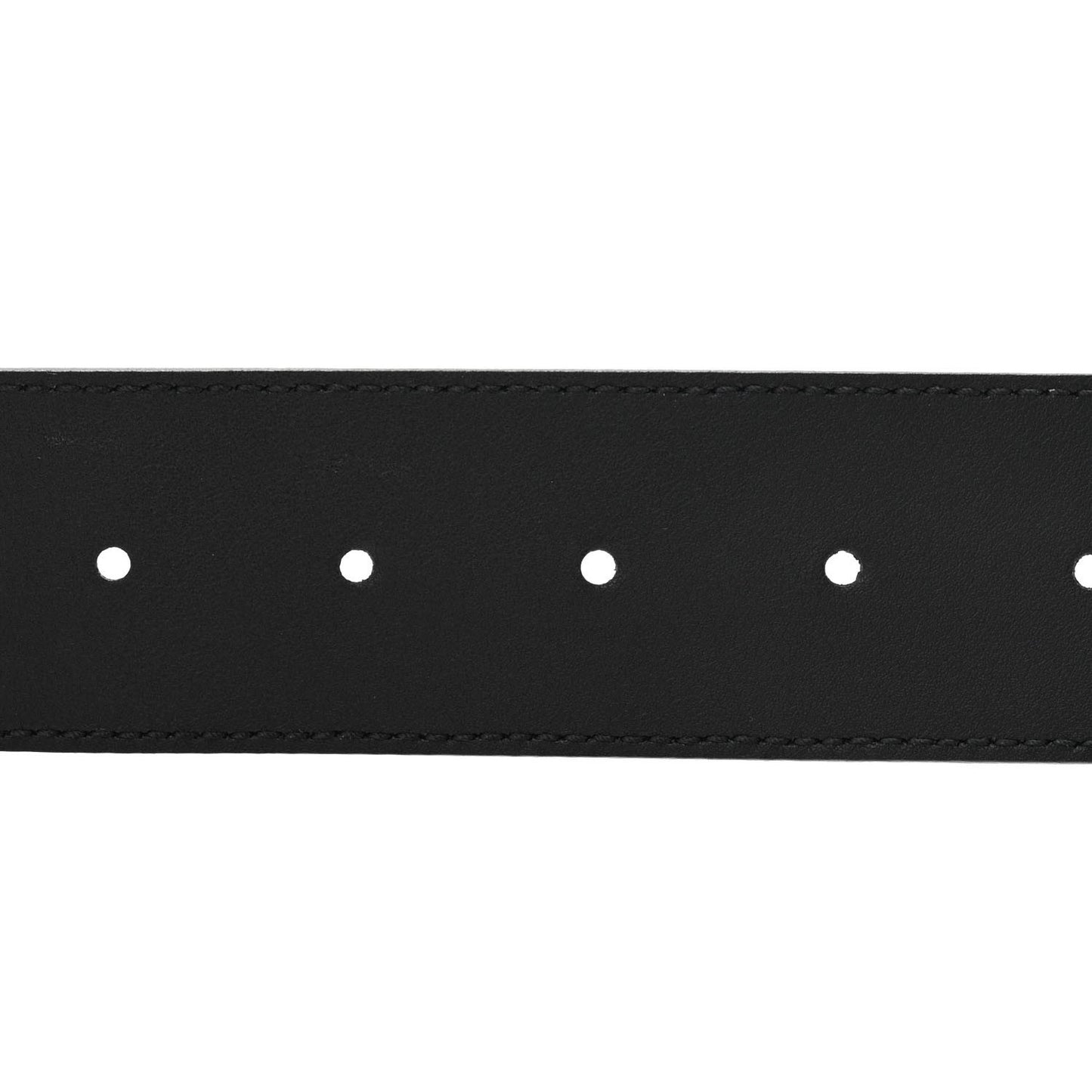 x Ken Scott Calfskin Double G 40mm Belt 80 32 Black Multicolor