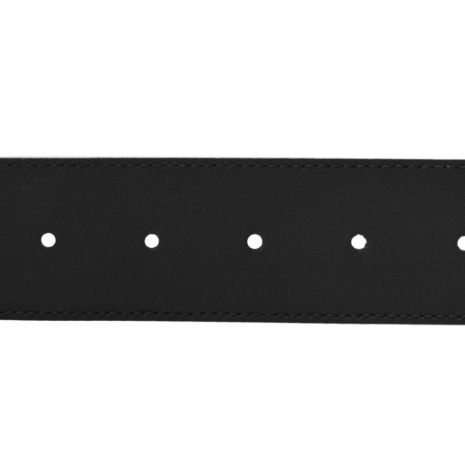 Gucci x Ken Scott Calfskin Double G 40mm Belt 80 32 Black Multicolor 6 of 8