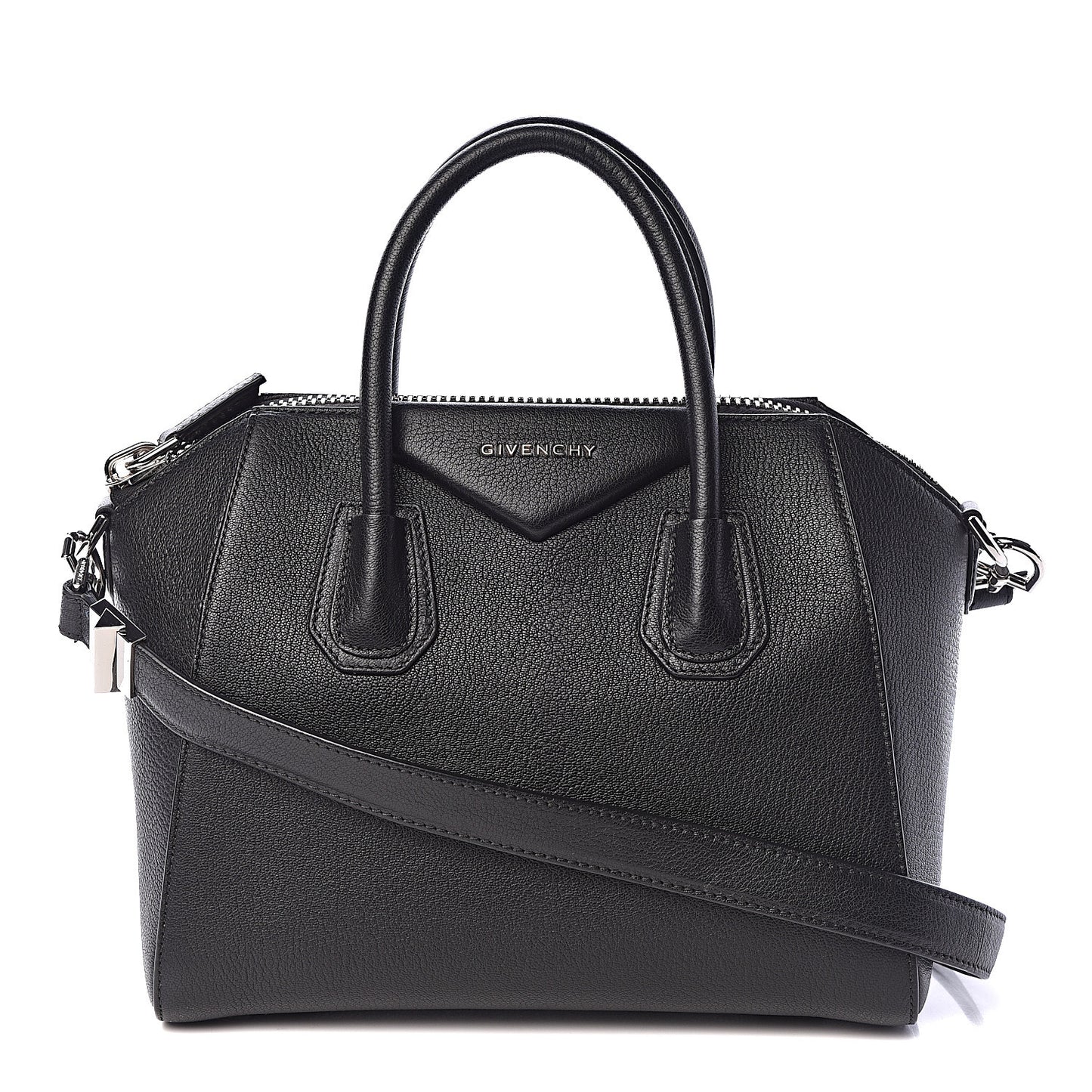 Sugar Goatskin Small Antigona Black
