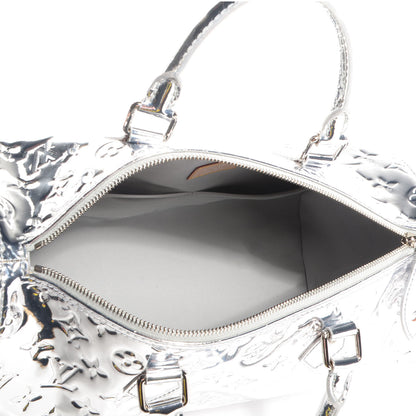 Louis Vuitton Monogram Miroir Speedy 30 Silver 6 of 8