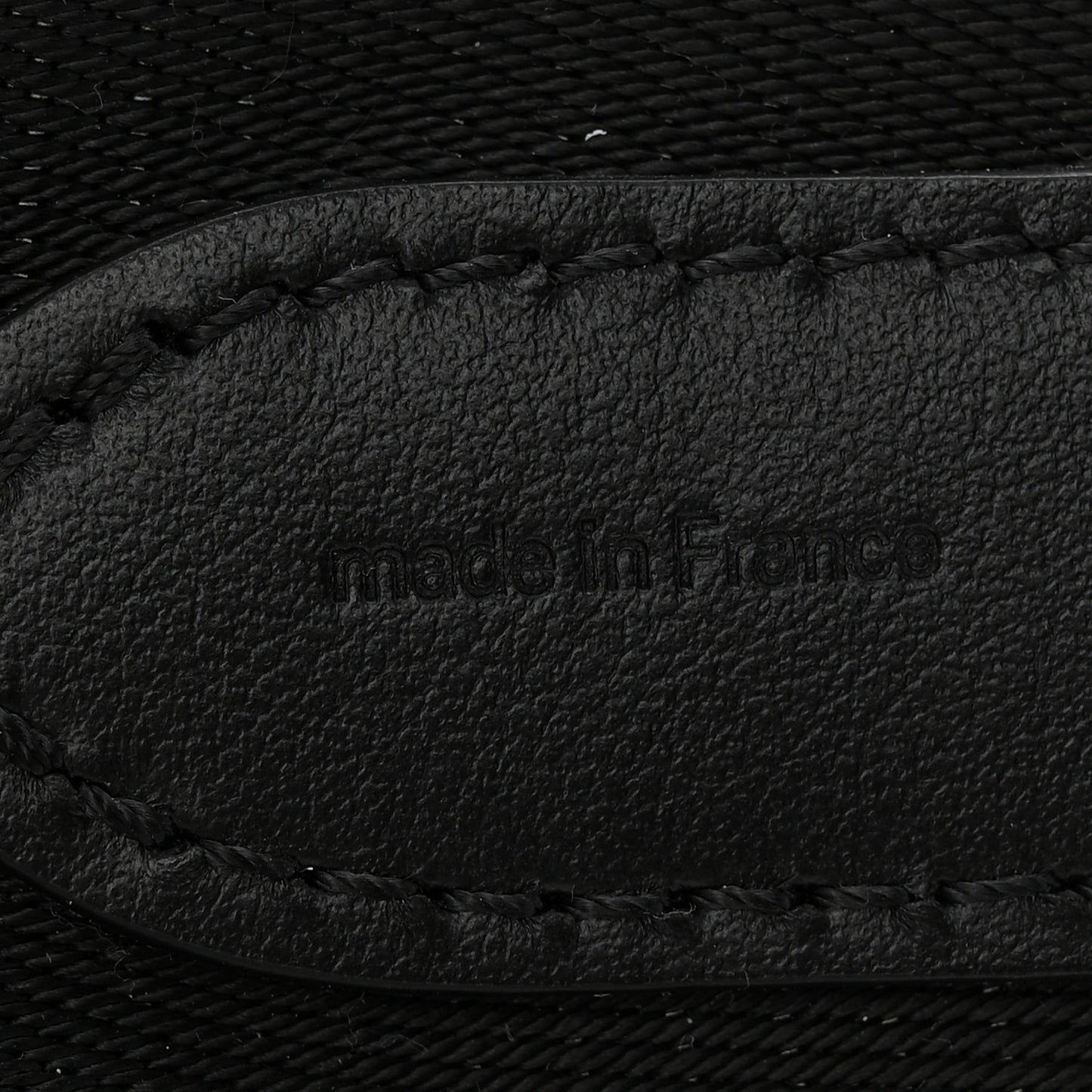 Nylon Jacquard Sporty Bandouliere Shoulder Strap Black