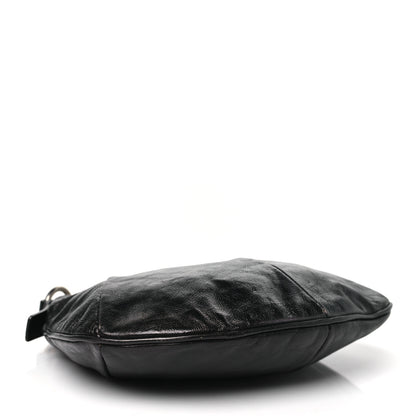 Saint Laurent Buffalo Horn Small Mombasa Hobo Dark Brown 4 of 10