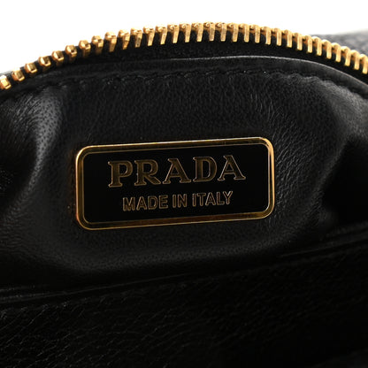 Prada Vitello Daino Hawaii Crossbody Bag Black 6 of 9