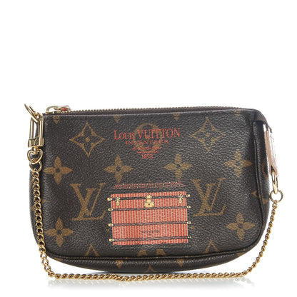 Louis Vuitton Monogram Trunks and Locks Mini Pochette Accessories 1 of 7