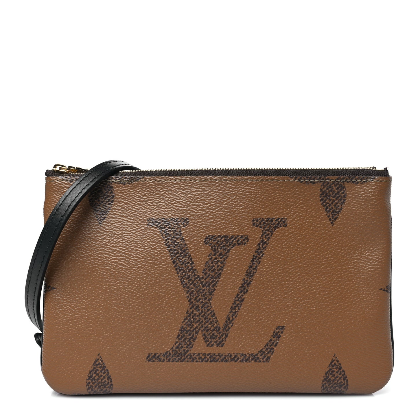 Reverse Monogram Giant Double Zip Pochette