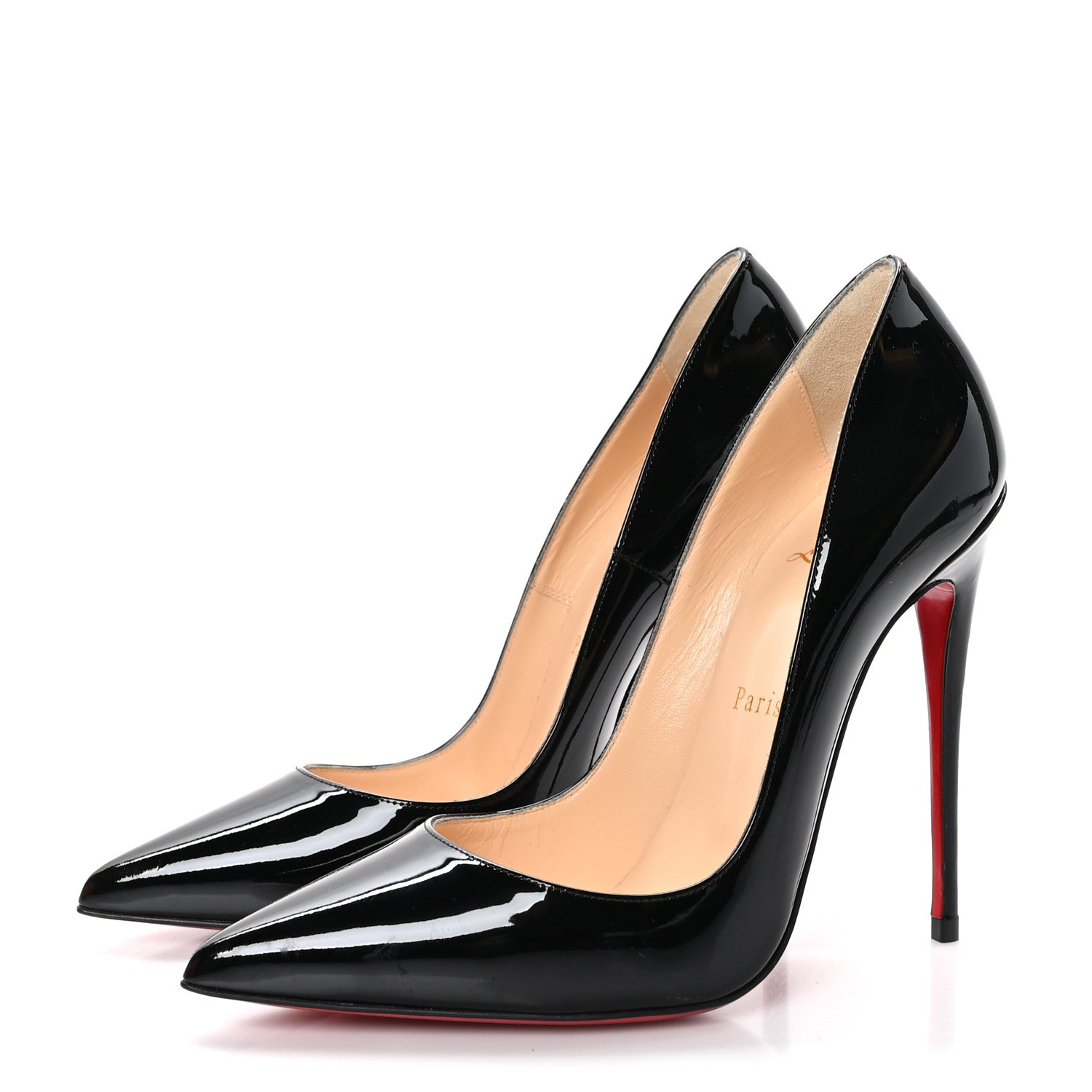 Christian Louboutin Patent So Kate 120 Pumps 37 Black 3 of 8