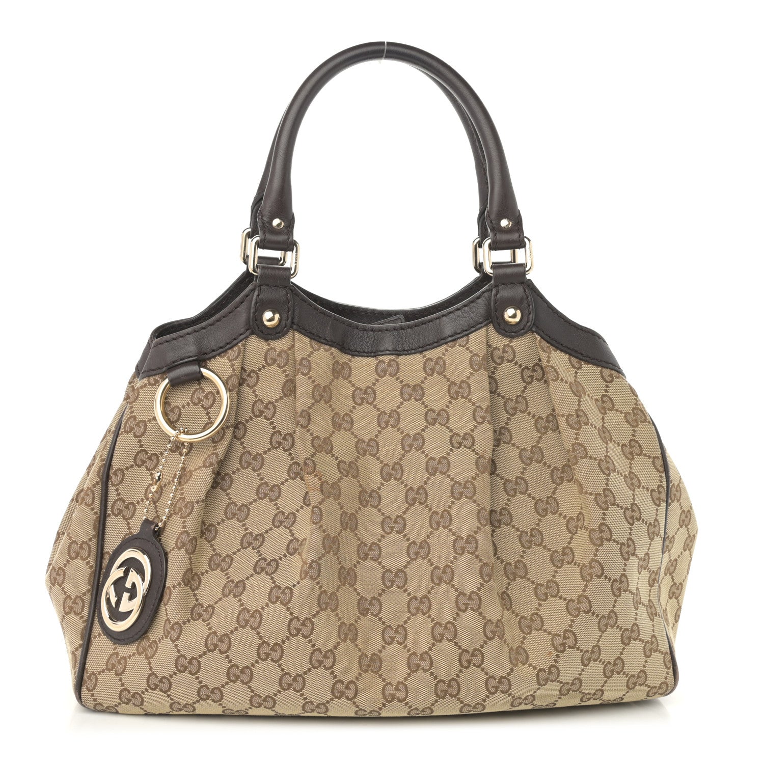 Gucci Monogram Medium Sukey Tote Dark Brown 1 of 11