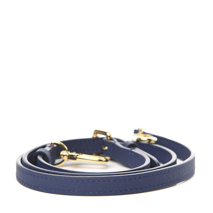 Louis Vuitton Calfskin 16mm Adjustable Shoulder Strap Indigo 2 of 3
