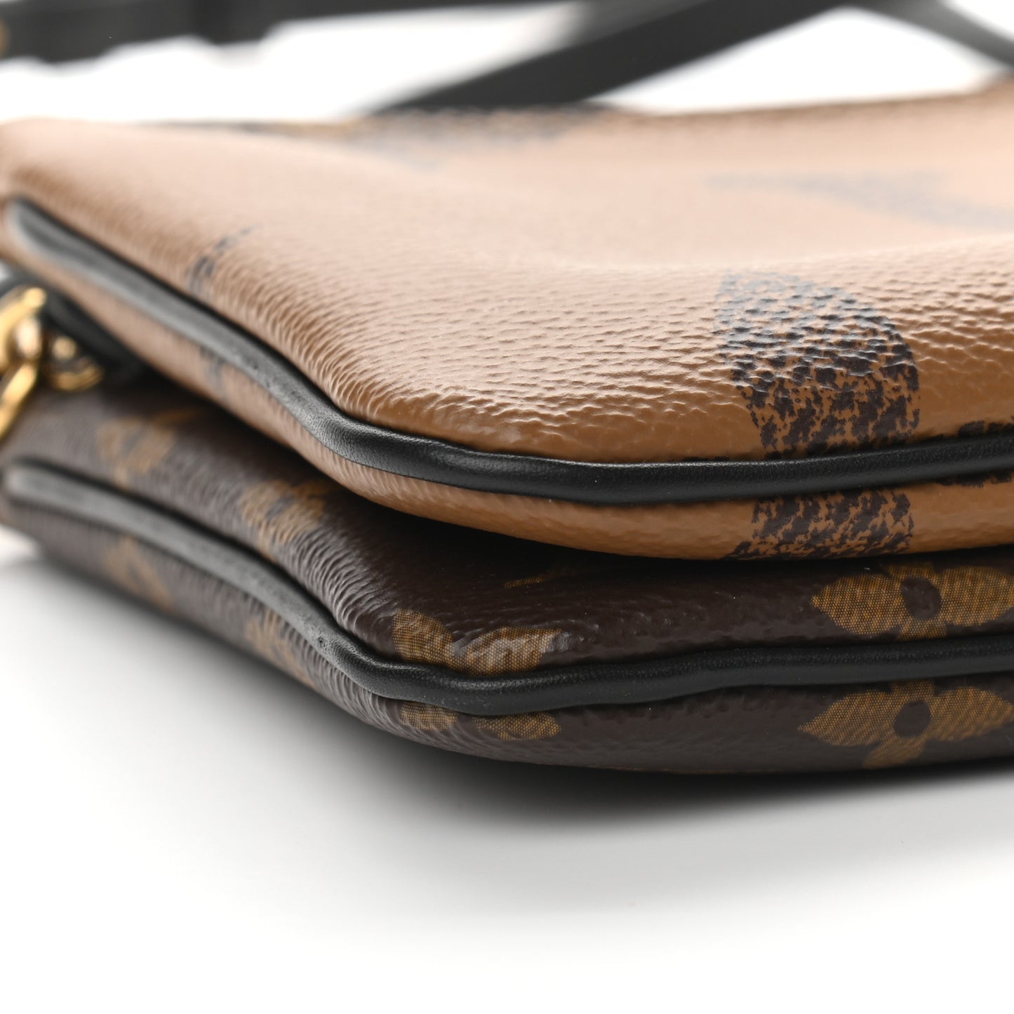 Reverse Monogram Giant Double Zip Pochette