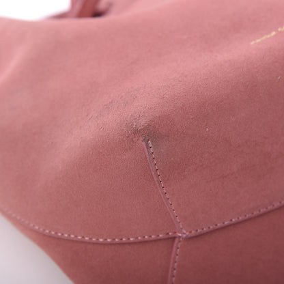 Mansur Gavriel Suede Mini Mini Bucket Bag Blush 7 of 15
