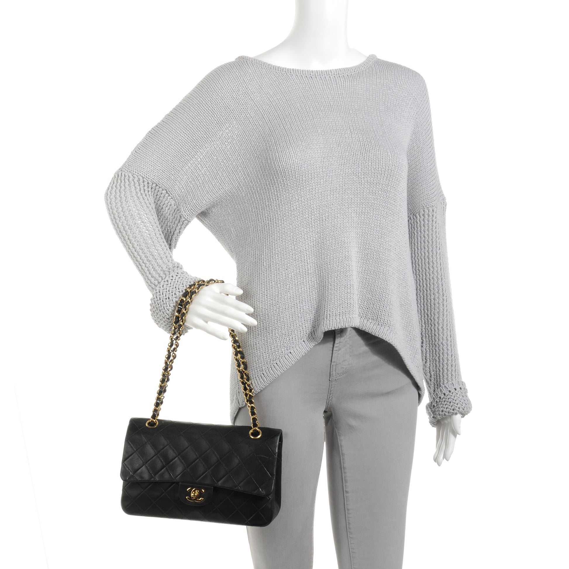 Chanel Lambskin Medium Double Flap Bag 2 of 9