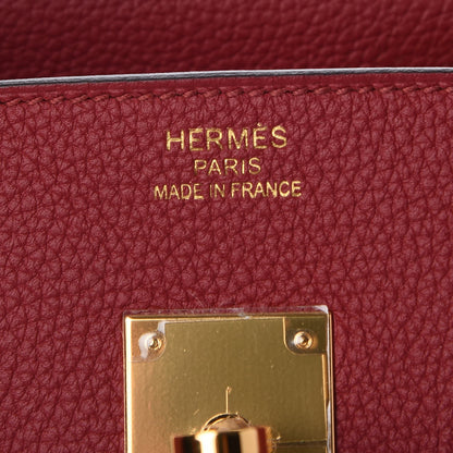 Hermes Togo Birkin 35 Rouge Grenat 8 of 36