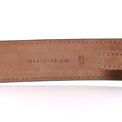 Fendi Calfskin Belt 85 34 Black 3 of 5