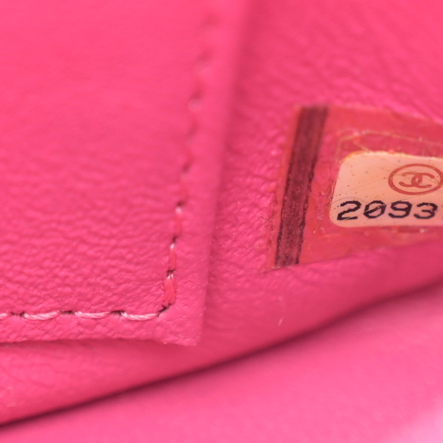 Chanel Lambskin Chevron Quilted Extra Mini Rectangular Flap Dark Pink 8 of 13