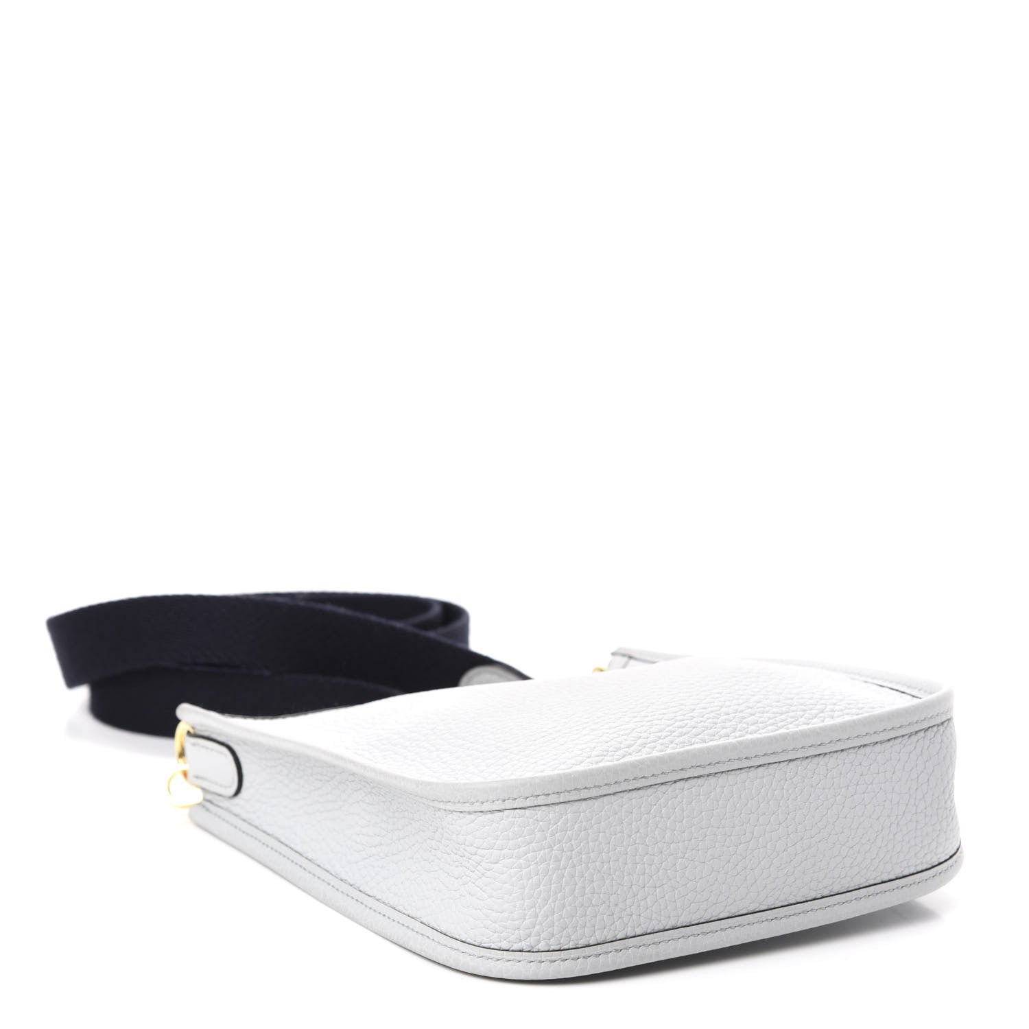 Hermes Taurillon Clemence Amazone Evelyne TPM Bleu Pale Indigo 4 of 9