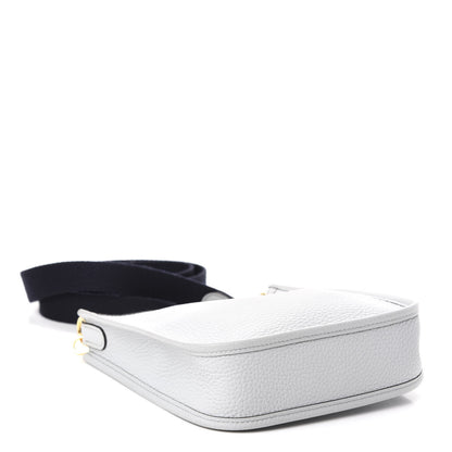 Hermes Taurillon Clemence Amazone Evelyne TPM Bleu Pale Indigo 4 of 9