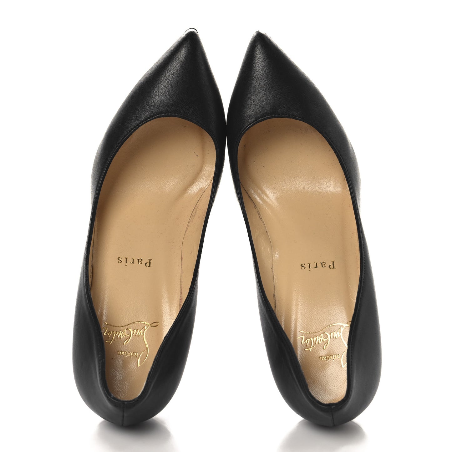 Shiny Nappa Pigalle Plato 100 Pumps 36.5 Black