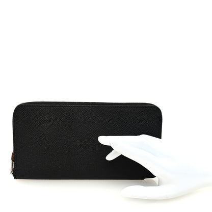 Hermes Epsom Silk'In Wallet Black 2 of 8