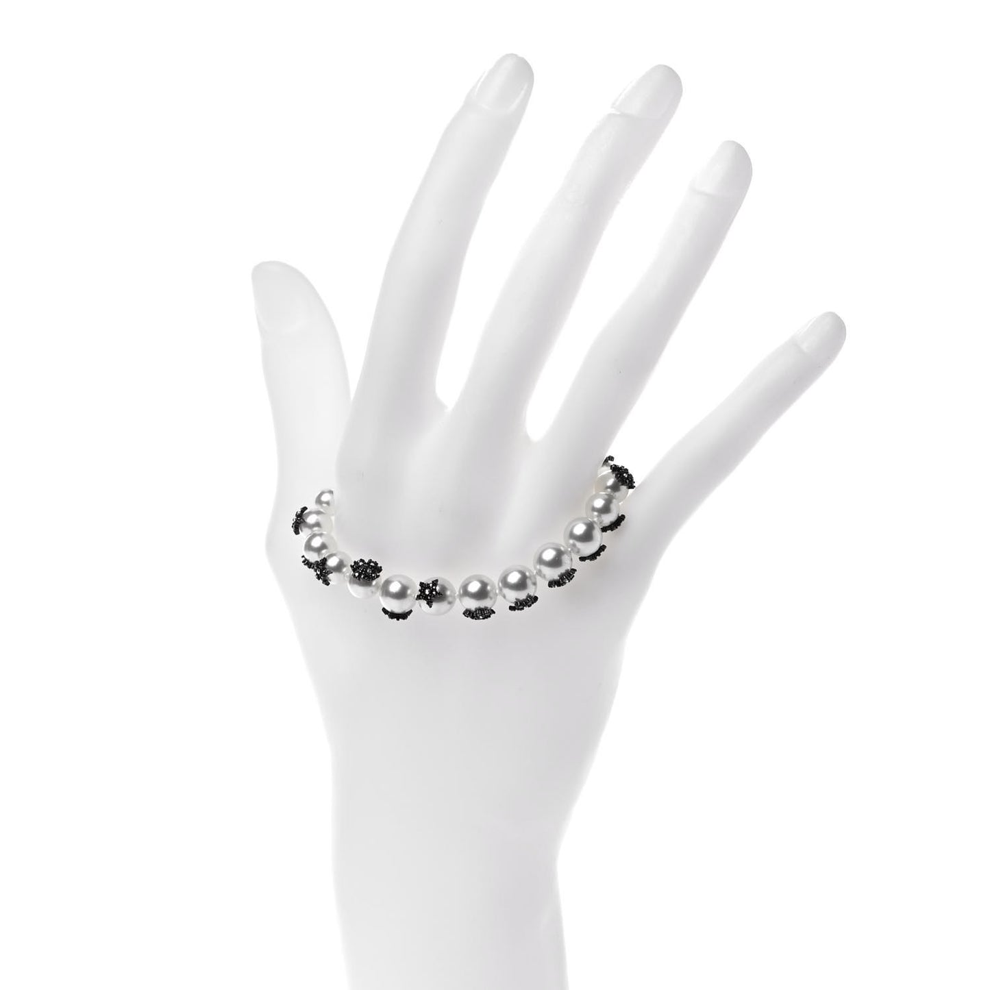 Pearl Crystal Star Mise En Dior Tribal Bracelet Gold