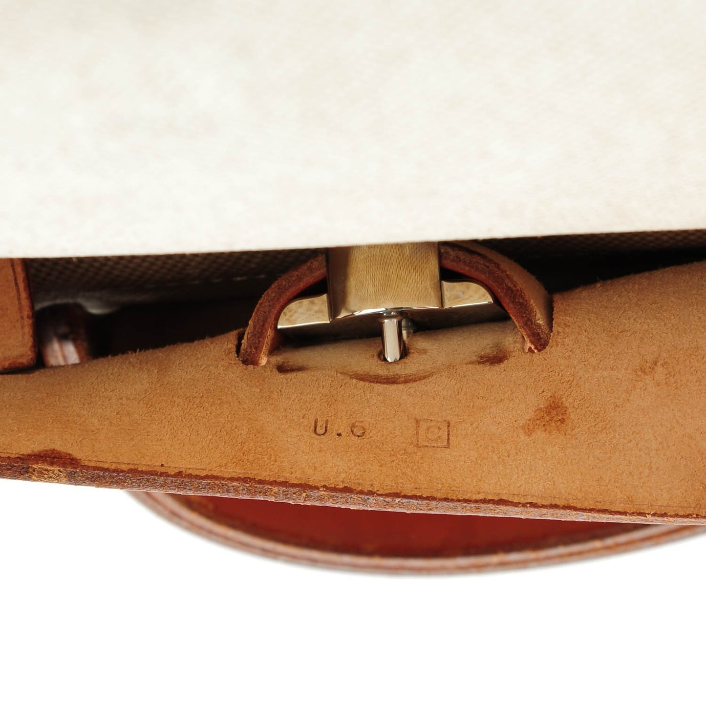 Toile Vache Calfskin Herbag 30 PM Backpack Natural