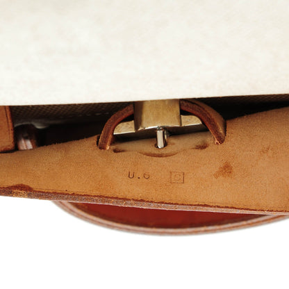 Hermes Toile Vache Calfskin Herbag 30 PM Backpack Natural 9 of 14