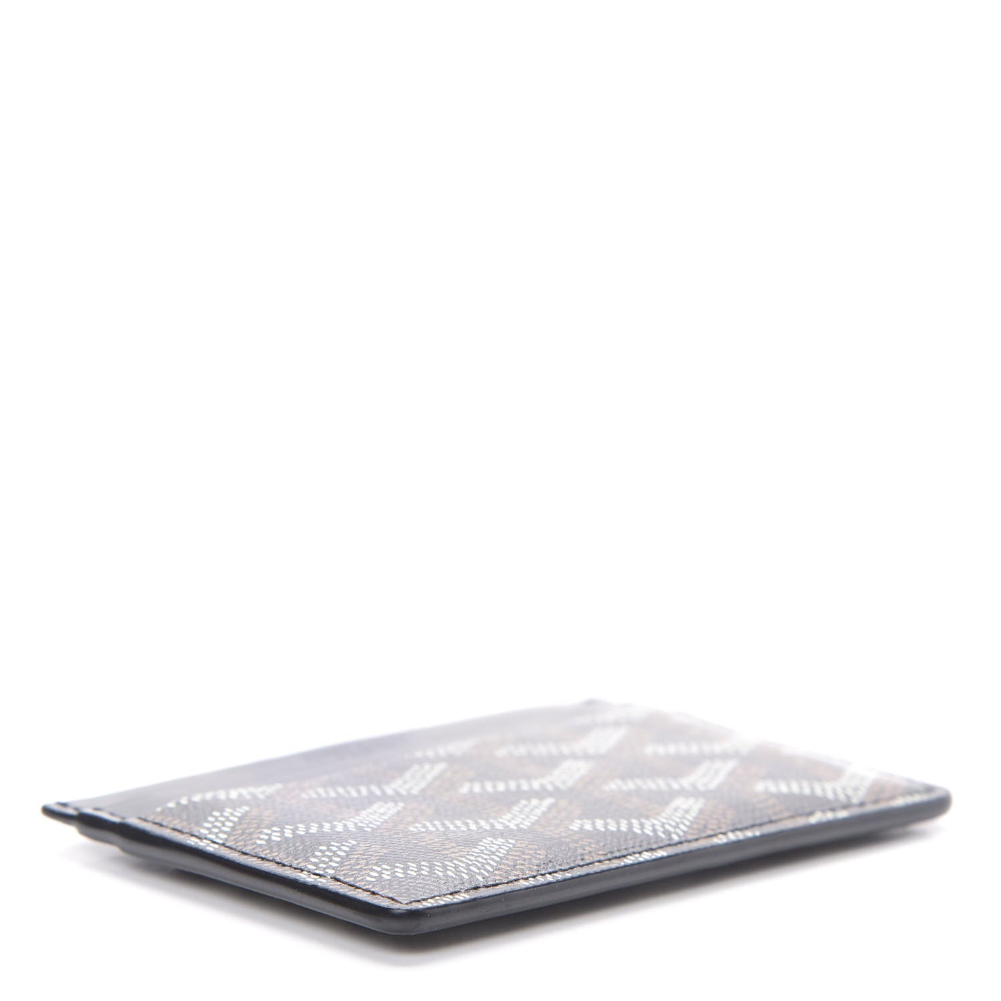 Goyardine Saint Sulpice Card Holder Black