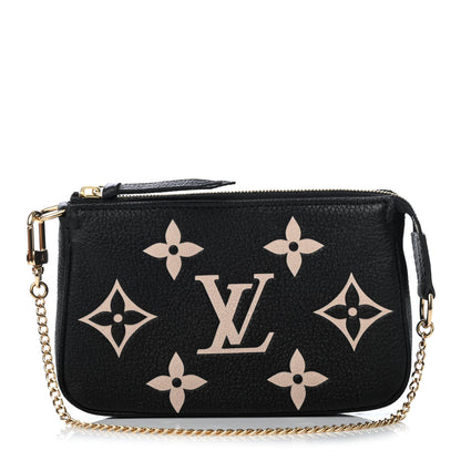 Louis Vuitton Empreinte Monogram Giant Mini Pochette Accessories Black 1 of 4