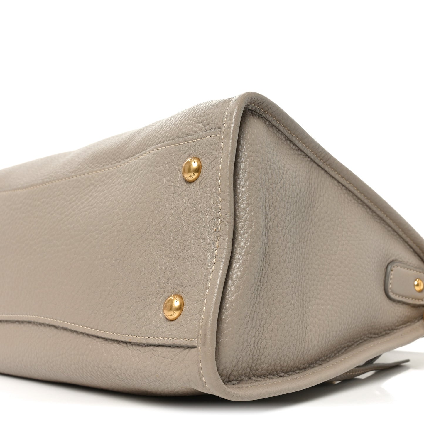 Vitello Daino Shopping Satchel Pomice