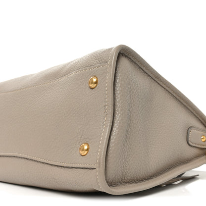 Prada Vitello Daino Shopping Satchel Pomice 9 of 9