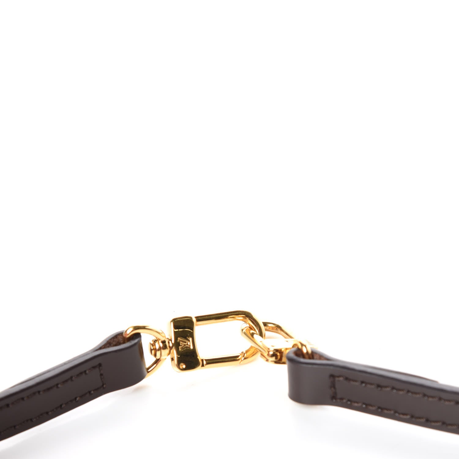 Louis Vuitton Calfskin 12mm Shoulder Strap Brown 3 of 4