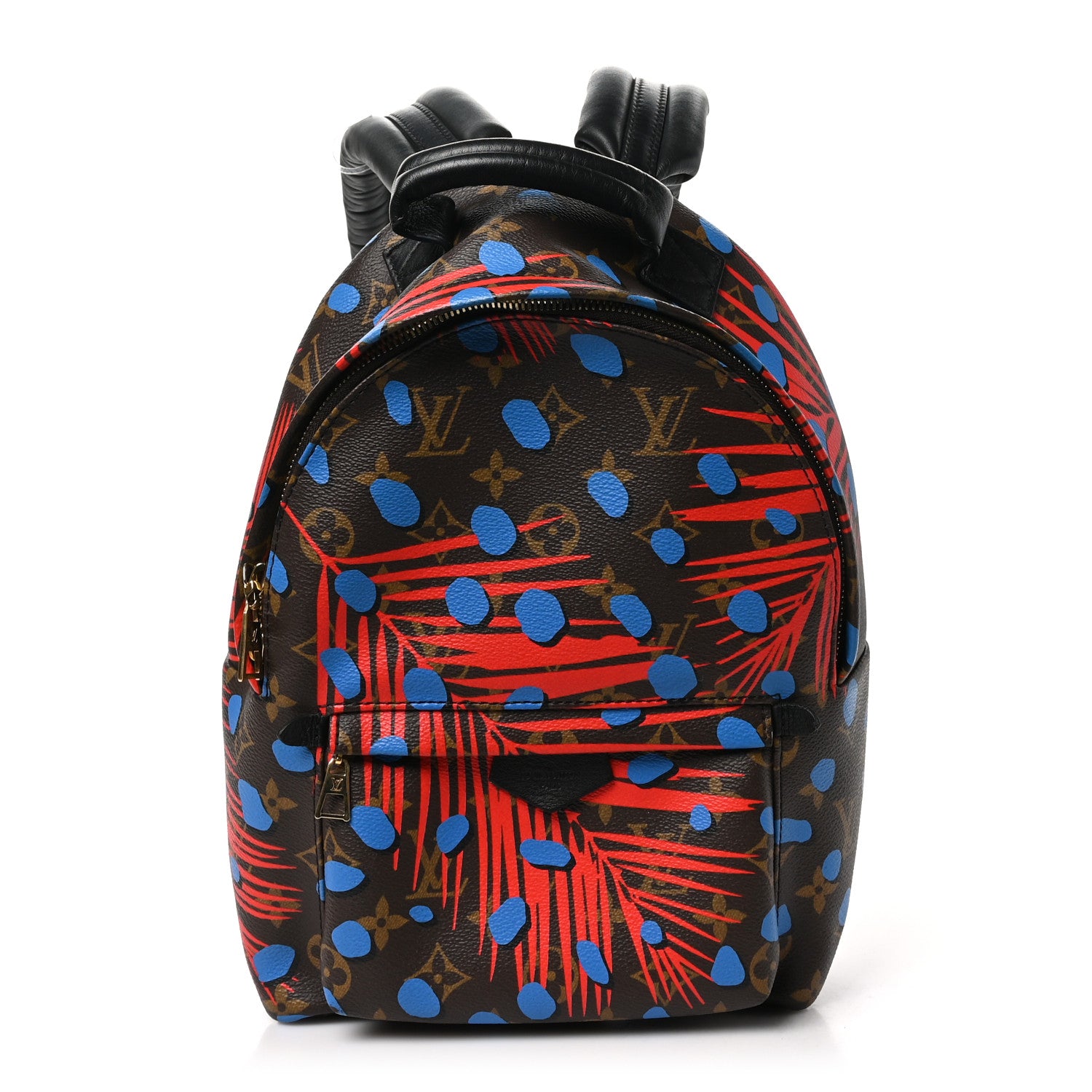 Louis Vuitton Monogram Jungle Dots Palm Springs Backpack PM Coquelicot Denim 1 of 10