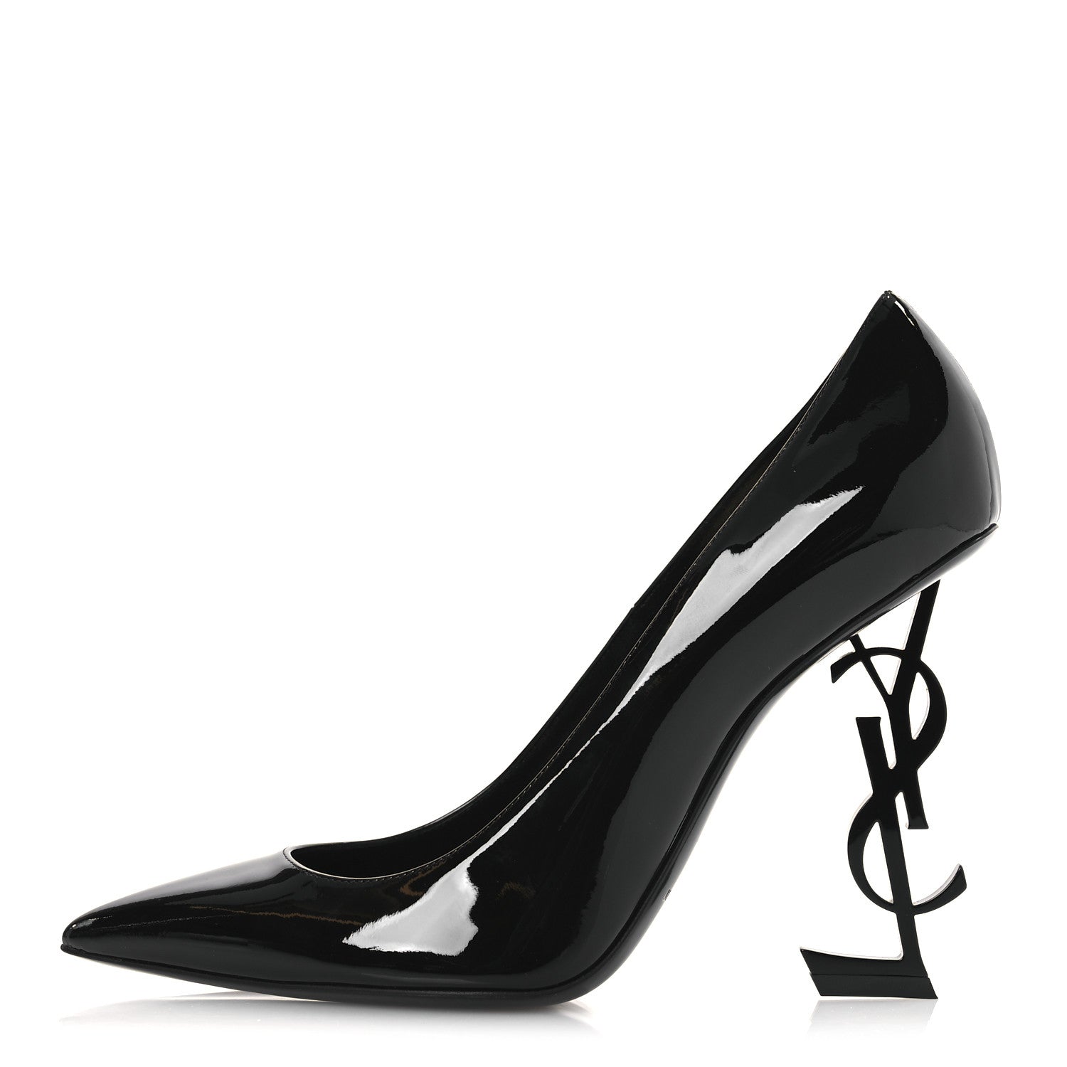 Saint Laurent Patent Calfskin Opyum 110 Pumps 40 Black 1 of 11