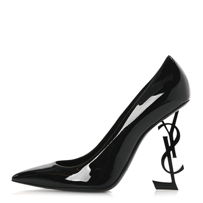 Saint Laurent Patent Calfskin Opyum 110 Pumps 40 Black 1 of 11