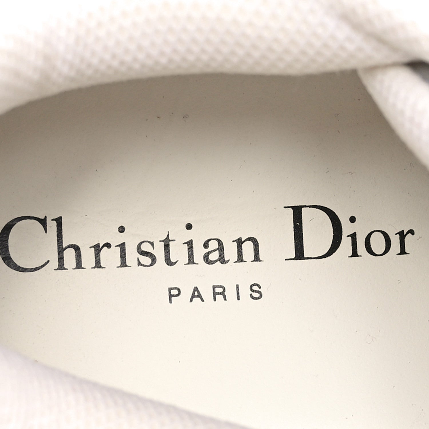 Christian Dior Technical Fabric Dior Addict Toile De Jouy Low Top Sneakers 37 White Blue 7 of 8