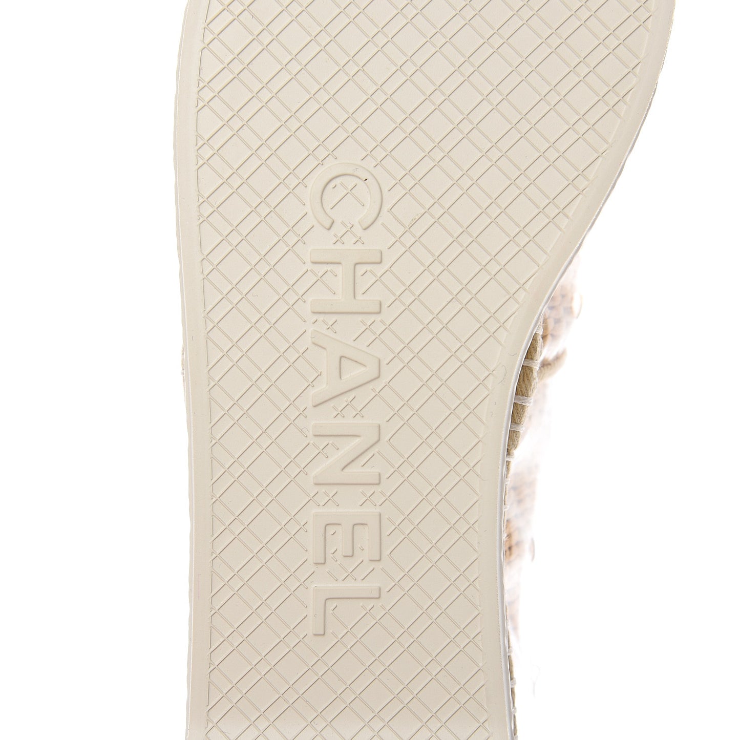 PVC Raffia CC Espadrilles 36 Beige