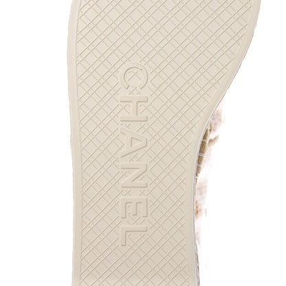 Chanel PVC Raffia CC Espadrilles 36 Beige 6 of 8