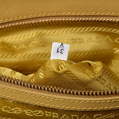 Prada Saffiano Medium Galleria Double Zip Tote Ginestra 9 of 15