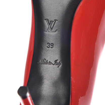 Louis Vuitton Patent Calfskin Betty Pumps 39 Red 8 of 12