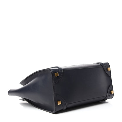 Celine Smooth Calfskin Micro Luggage Navy Blue 4 of 10