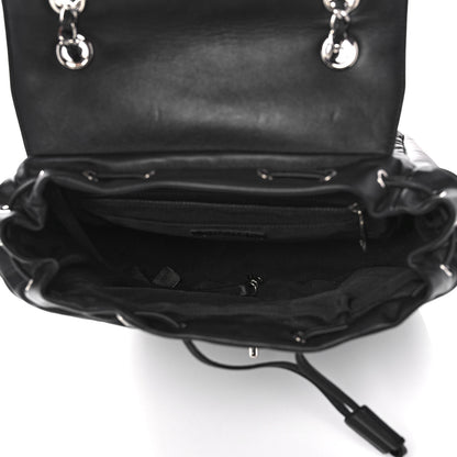 Chanel Calfskin Chevron Quilted Large Urban Spirit Backpack Black 5 of 13