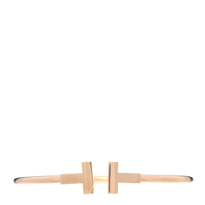 Tiffany 18K Rose Gold T Wire Bracelet 1 of 5