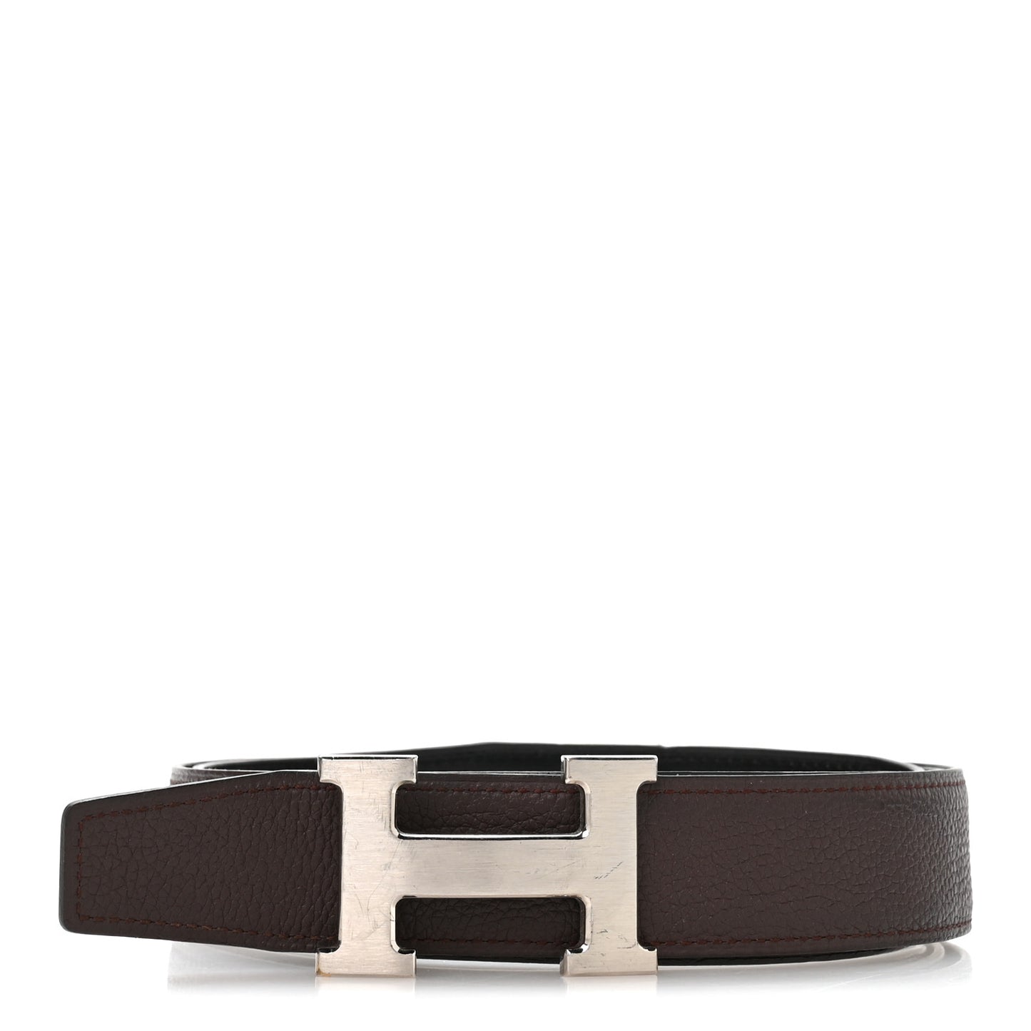 Box Togo Reversible 32mm H Belt 110 Black Chocolate