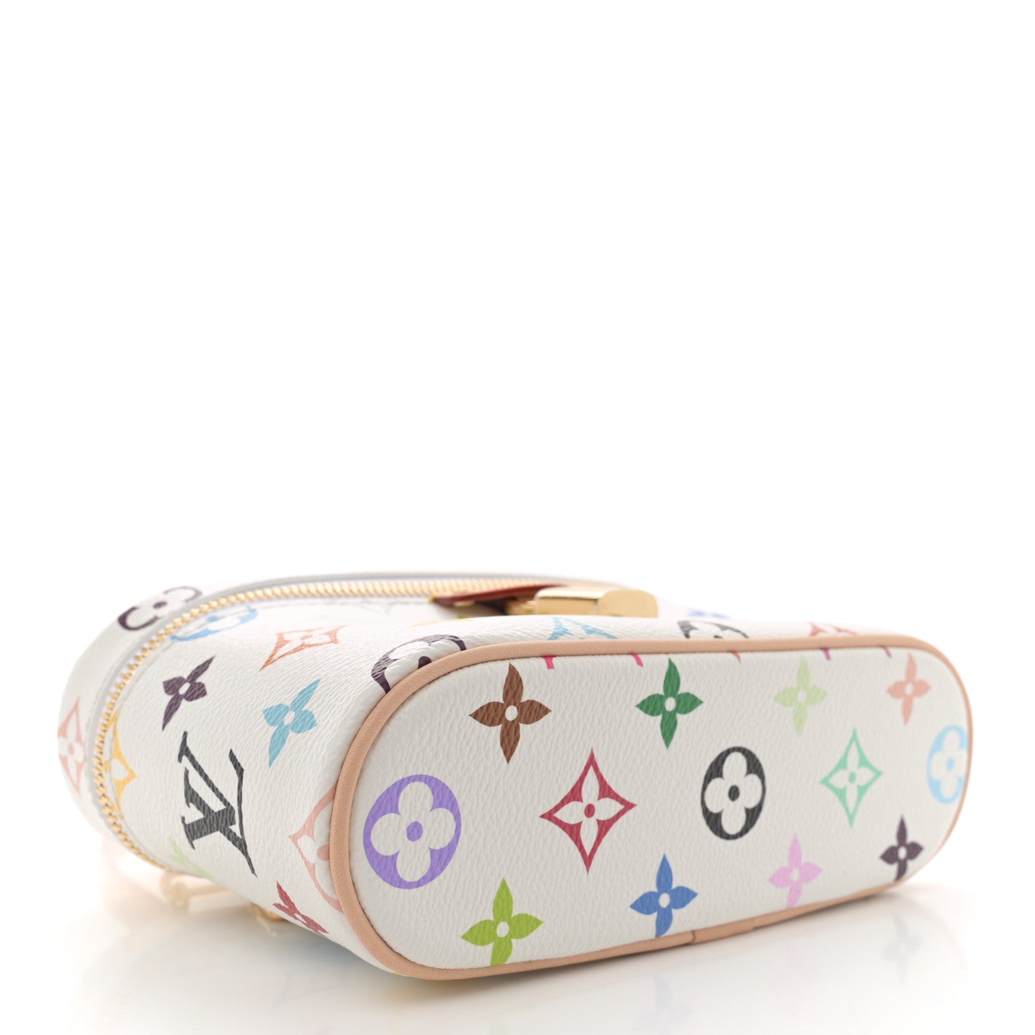 Louis Vuitton LV x TM Monogram Multicolor Vanity Chain Pouch White 4 of 10
