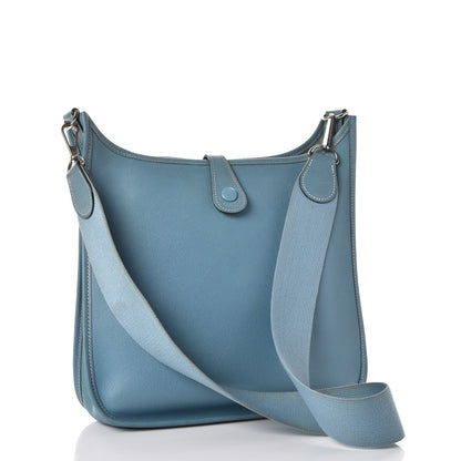 Hermes Epsom Evelyne PM Blue Jean 3 of 14