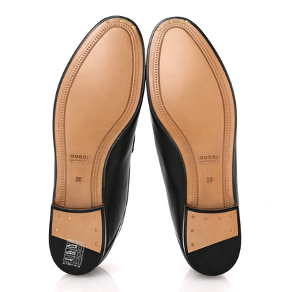 Gucci Lambskin Womens Brixton Horsebit Loafers 38 Black 6 of 11